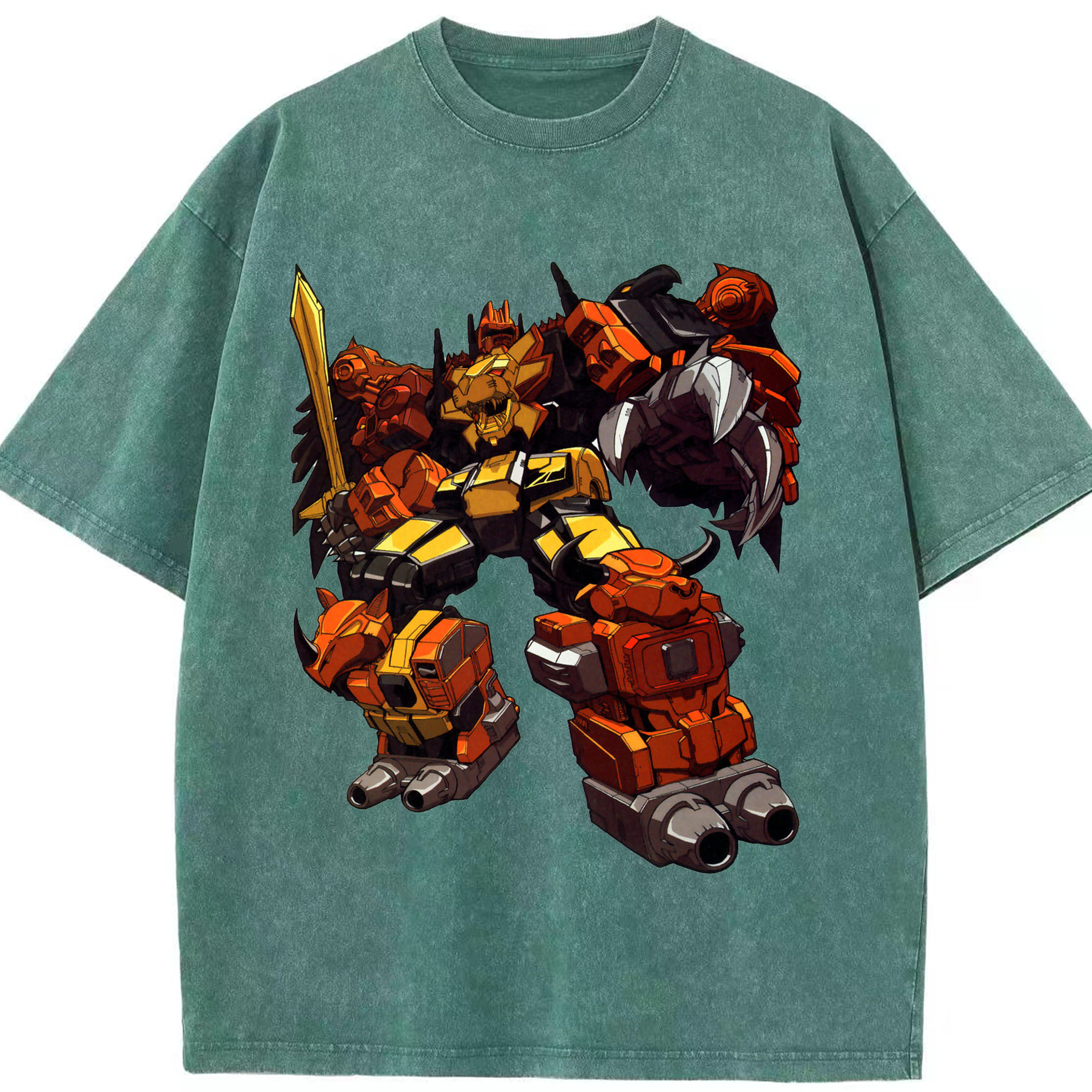 （画像用）  綿100% ヴィンテージ風 半袖Tシャツ（フロントプリント）